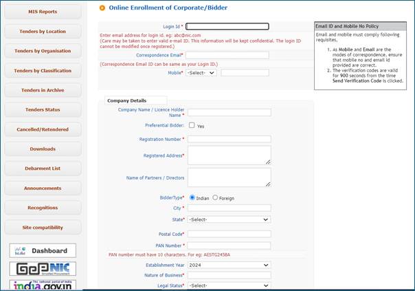 E-tenders Kerala Login and Registration Guide for New Businesses